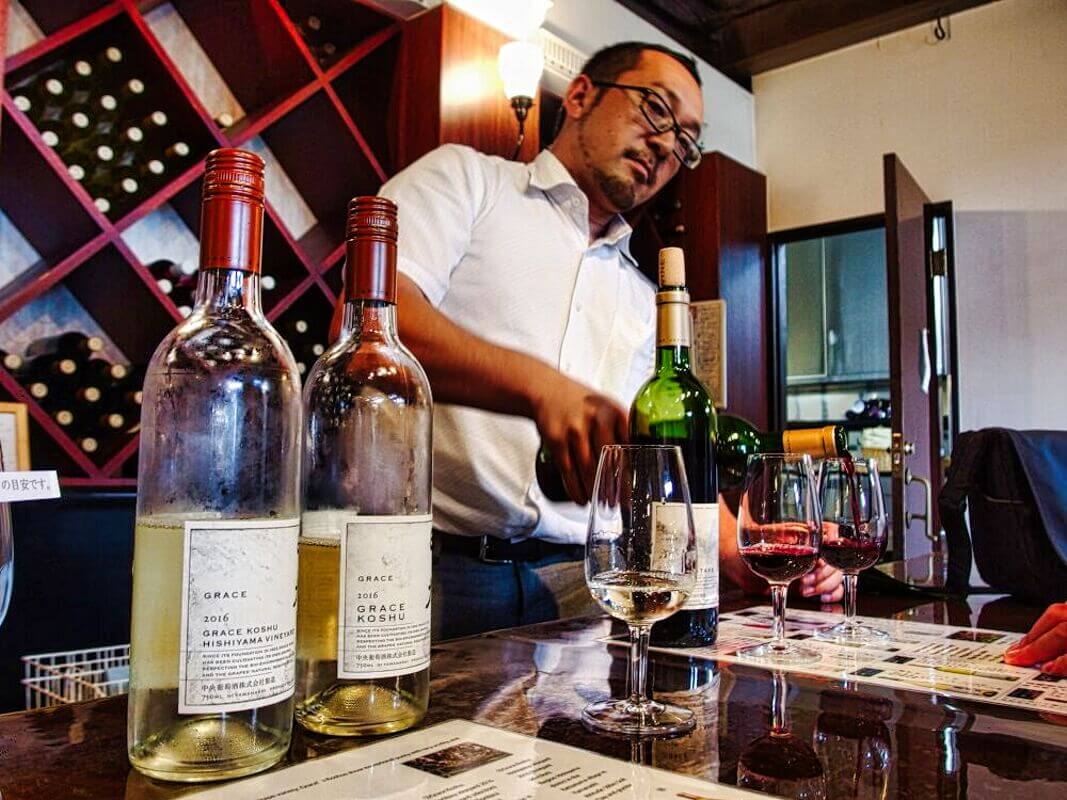 Enjoy a private tasting, savor farm-to-table cuisine, meet local winemakers, and explore historic Yamanashi Japan wineries.